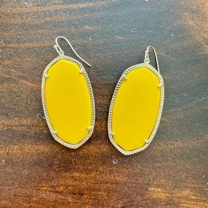 Kendra Scott Danielle Earrings, Yellow